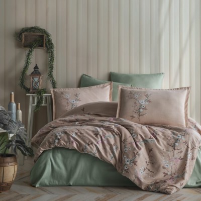 Lenjerie de pat satin clasy king size (barleta)
